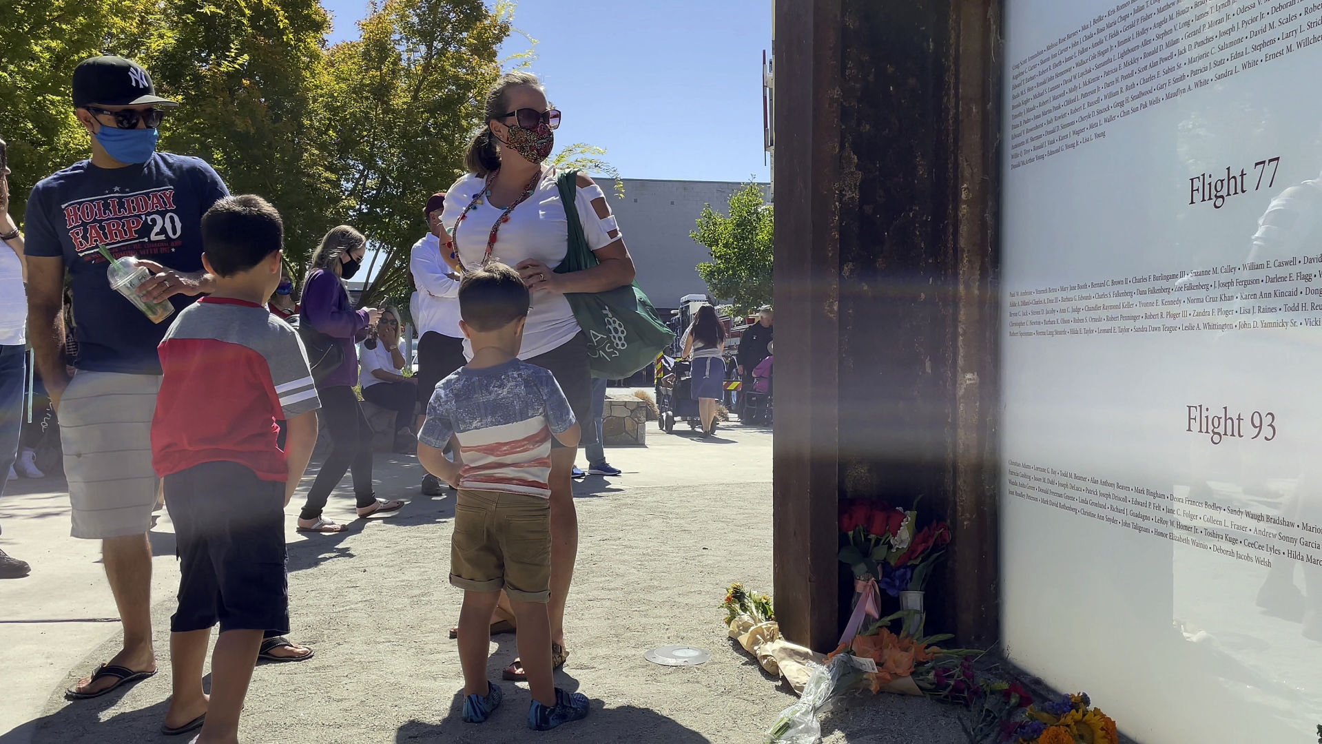 Sept. 11 20th anniversary ceremonies in the Napa Valley